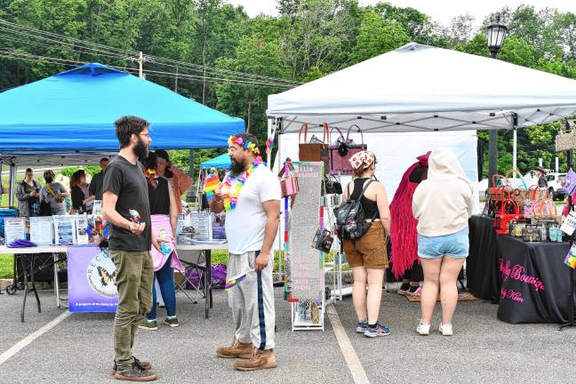 Sussex County Pride celebration grows Vendors sell their wares.