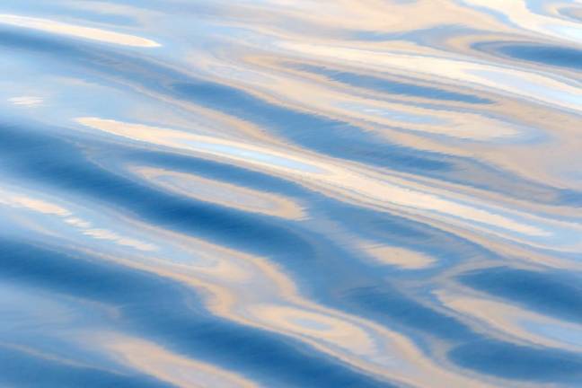 Water Reflecting Light Pattern