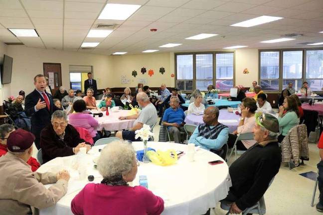 Gottheimer speaks about senior care Gottheimer speaks about senior care