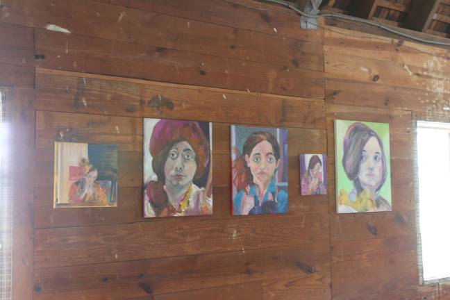 Locala artists display and sell their work in the barn.
