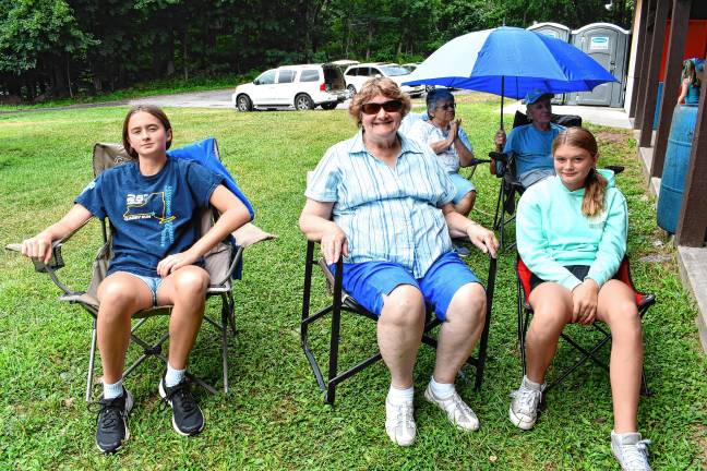Franklin Band turns 155 Layla Praschil, Marlene Casterlin and Reese Praschil, all of Hardyston.
