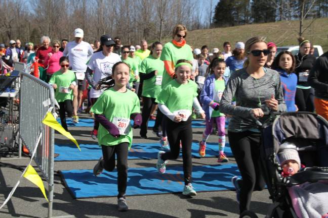 Locals from across Sussex County run in the Main Street 5K/10K race.
