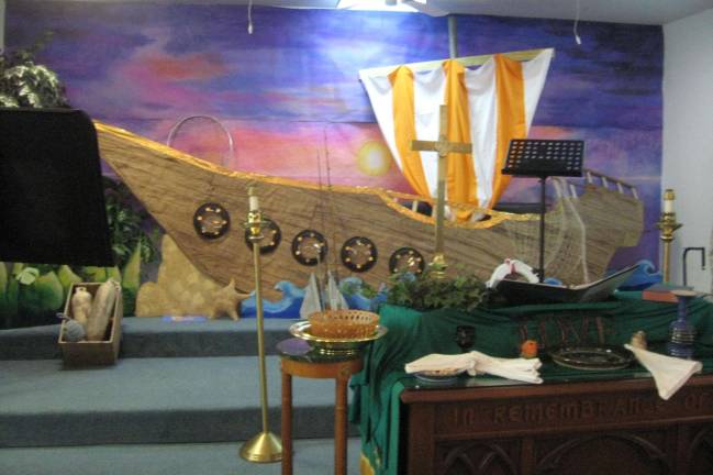 The theme of this year's VBS is Shipwrecked, Rescued by Jesus.