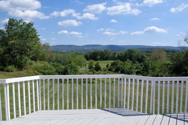 View from the deck of the model home.