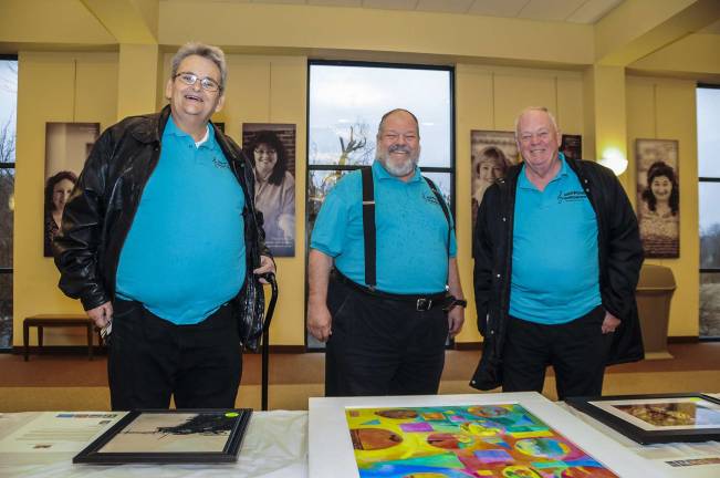 Locals bring color to Sussex County (L-R) Gary Rocks of Ogdensburg, Rick Karabetsos of Newton and Steve Kacmar of Wantage.