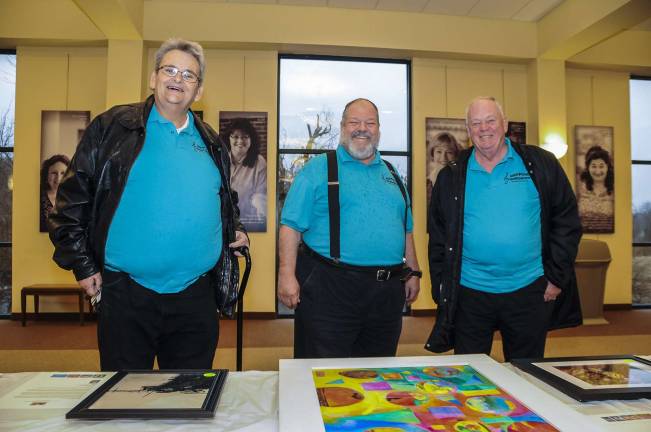 (L-R) Gary Rocks of Ogdensburg, Rick Karabetsos of Newton and Steve Kacmar of Wantage.