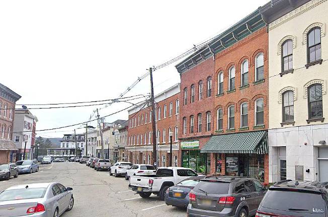 Main Street in Sussex Borough.