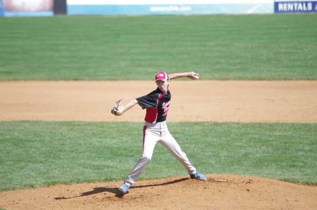 Sussex-Wantage pitcher Tyler Crum.