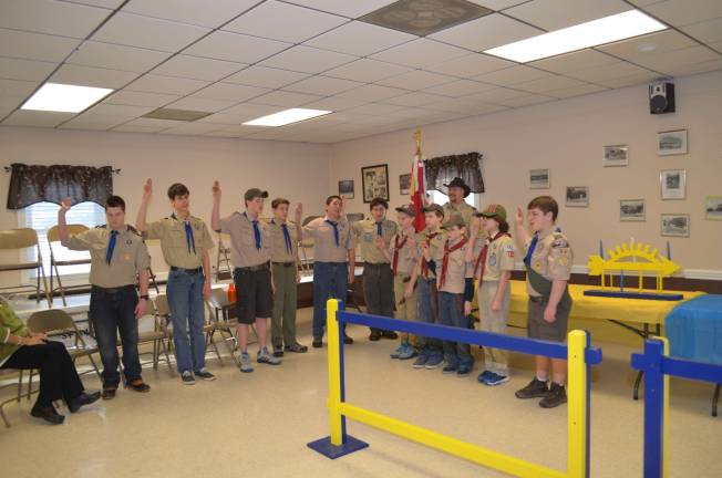 Troop 84 weclomes new scouts