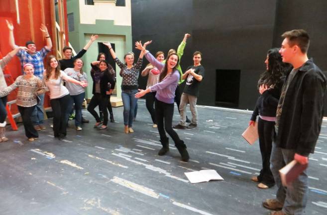 Wallkill Valley students to perform 'Crazy For You' The Foders - from left, James Blondina and Ali Castulucci - meet Deadrock and the Follies