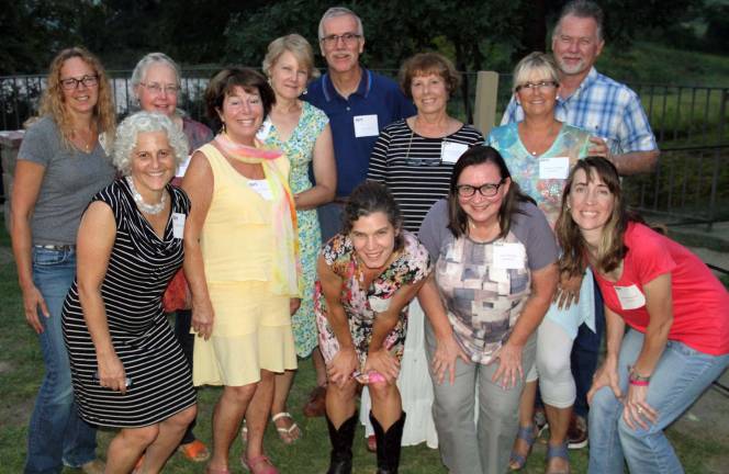 Winners of the 2015 Kitchen Garden Tour pose with Jeanne Straus (far let), publisher of Dirt magazine, and Becca Tucker (center), editor of Dirt magazine, at Mohawk House, The Restaurant, in Sparta, N.J.