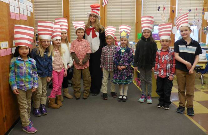 Sussex Christian students read Dr. Suess Sussex Christian students read Dr. Suess