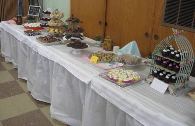 The dessert table offered delicious temptations.