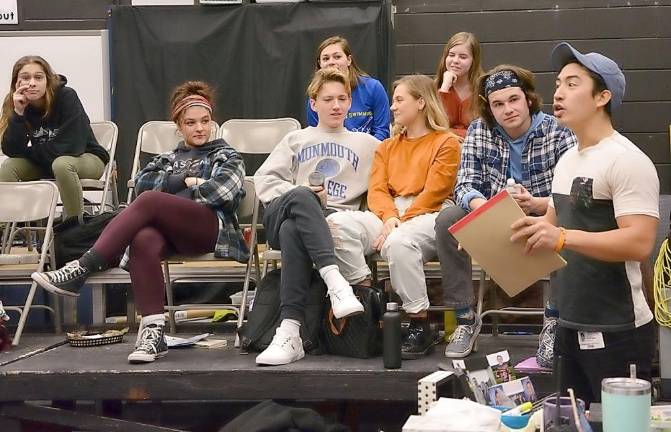 Back row, from left, Kelsie Shinall, Vanessa Cefaloni, and Caylie Tymon; front row: Rylee Smaldone, Cole Benkendorf, Julia Stellingwerf, and Nate Fitch