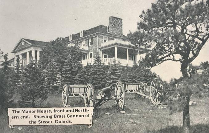 The Kuser Mansion was turned into a museum, visitor’s center and lodge with two Civil War cannons on the front lawn. (Photo provided)