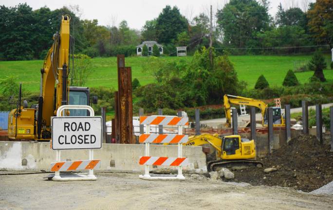 No one identified last week's photo as the construction site on Route 565, where the bridge over the Papakating Creek is being repaired in Wantage Township.