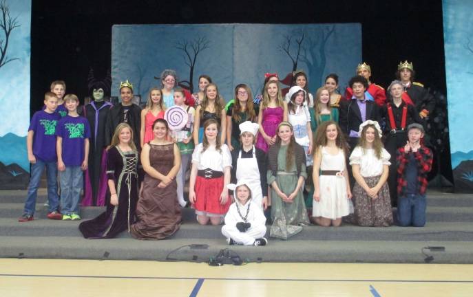 Glen Meadow school goes 'Into the Woods' Photo by Viktoria-Leigh Wagner The cast of "Into the Woods" is shown.