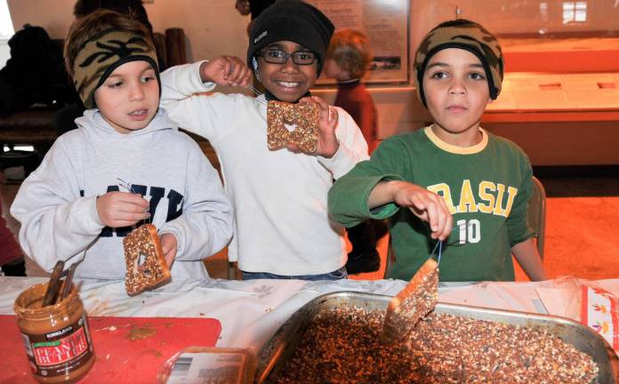 High Point Park hosts winter festival Elias Freire, Samuel Getchell, Marcelo Freire, all of Wantage are shown at the High Point State Park.