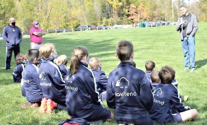 Sponsor shares message of leadership and service with Lenape Valley Soccer Club