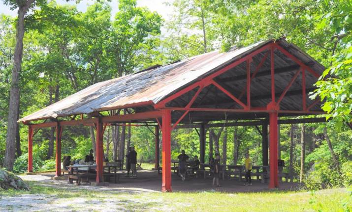 Heater's Pond Pavilion (Photo by Vera Olinski)