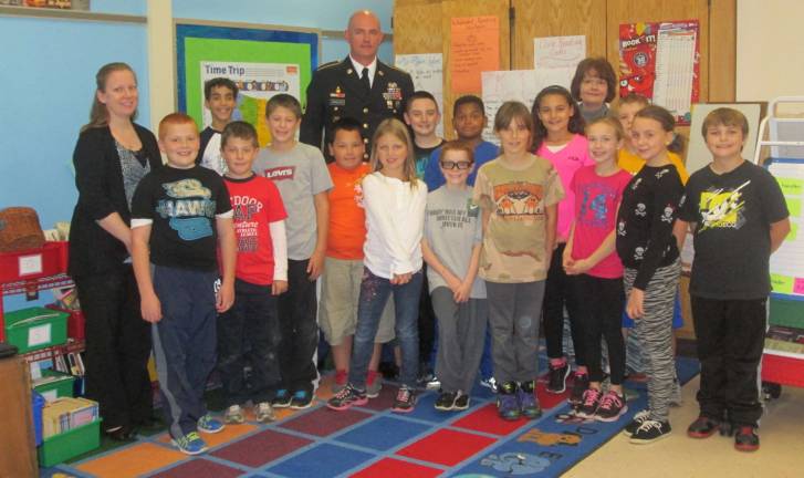 Veterans visit Cedar Mountain school