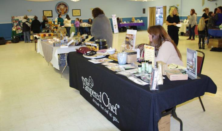 Scene at the Sussex Elks Health &amp; Home Fair.