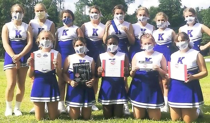 Kittatinny Regional High School Cheer Team at Fairview Lake YMCA (Photo courtesy of Sam Lupo)