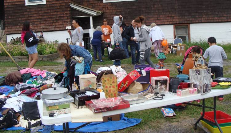The Faith with Love Fellowship Church in McAfee held their final 2019 yard sale on Saturday, Sept. 14