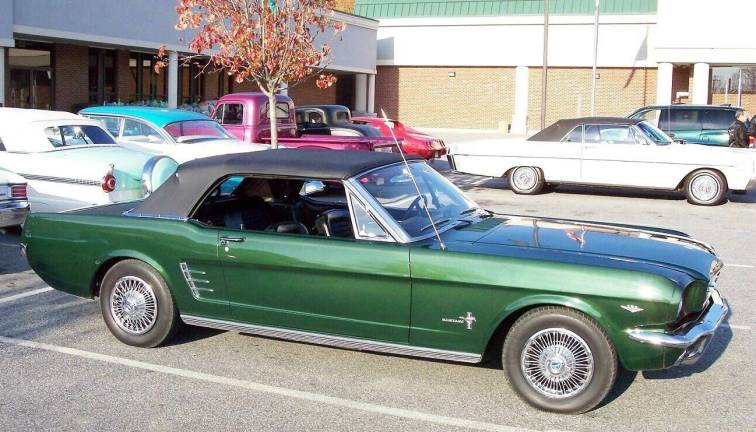 Photo courtesy Vernon Historical Society This 1966 Ford Mustang will be on display at the Vernon Historical Society Open House on July 3.