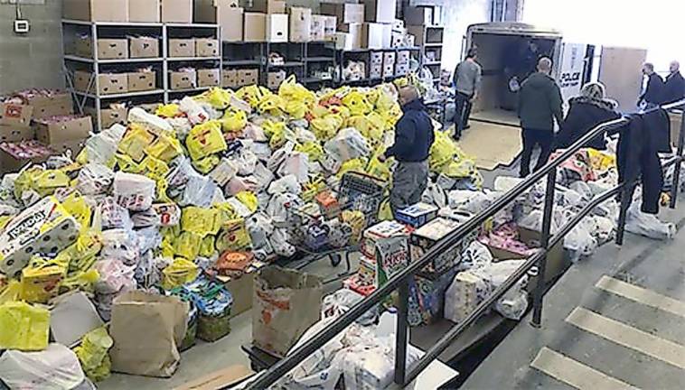 Cram the Cruiser with food donations to help your neighbors in need The haul at a previous Cram the Cruiser food drive (sussex.nj.us)