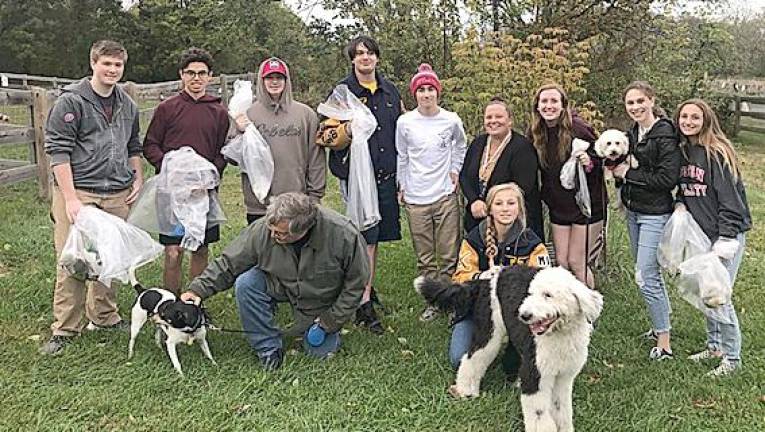 Front row (left to right): Joseph Carney, Maddie Hordych; Back row: Back row (left to right): Jeff Carney, Gabe Sevilla, TJ Quimby, James Nieves, Evan Amato, Lisa DeRitter, Kaitlyn Buurman, Kelsie Shinall, Kayla Barca.