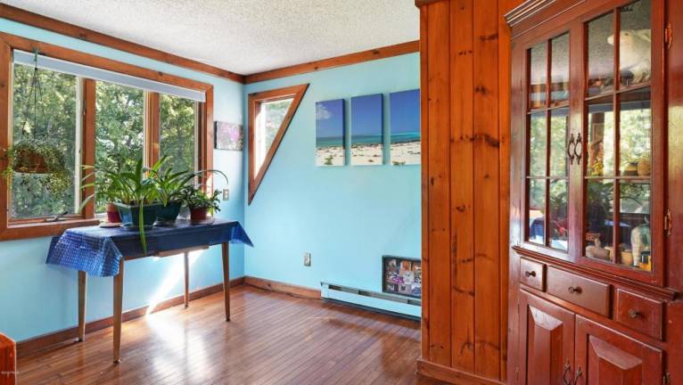 Secluded farmhouse on four acres comes with a green business
