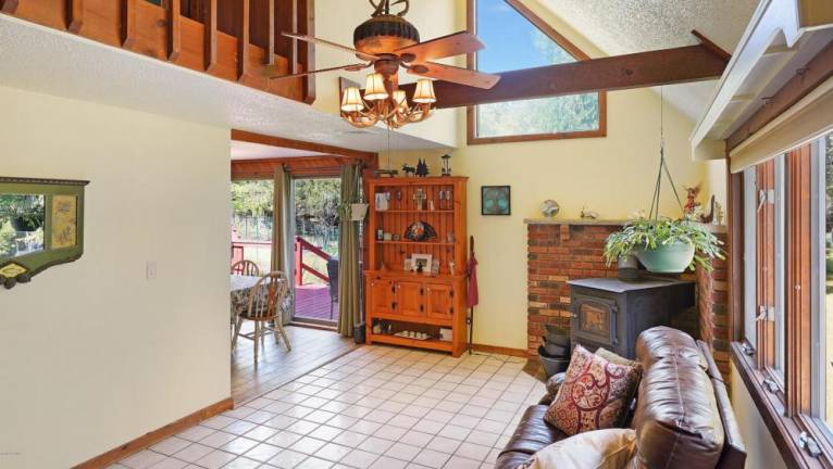 Secluded farmhouse on four acres comes with a green business