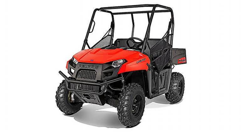 ATV carrying family submerges, father saves children but mother dies The family was riding an ATV side by side similar to this one
