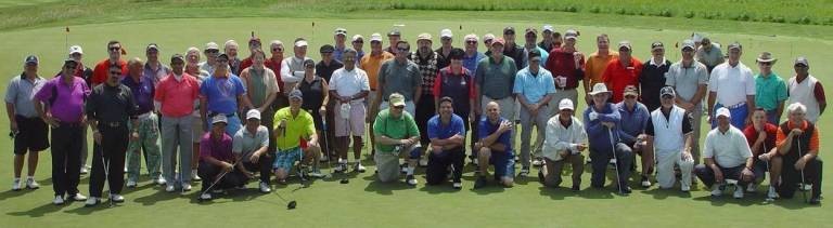 The Crystal Springs Golf Resort Members competing in the June Member Appreciation Tournament at Ballyowen Golf Club.