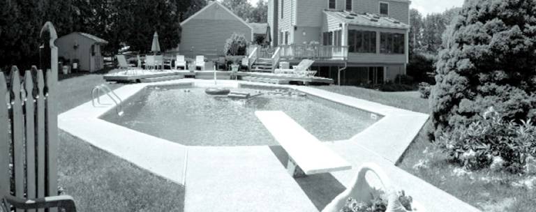 Custom colonial with a backyard paradise Custom colonial with a backyard paradise