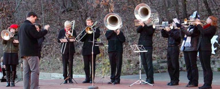 The VTHS Brass Ensemble.