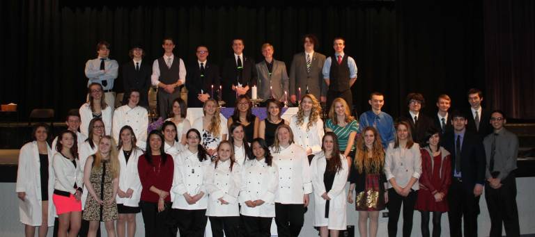 Sussex Tech inducts students into honor society