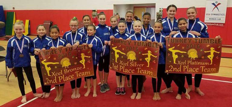 Giant Gymnastics has a banner year The turkey tumble team.