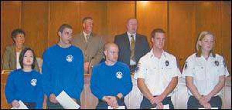 Young crew recognized for their work Young crew recognized for their work