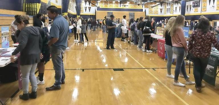 VTHS hosts college fair