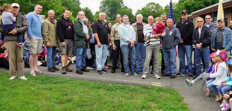 Many veterans and service men are honored at the Walnut Ridge Patriotic Sing Along.