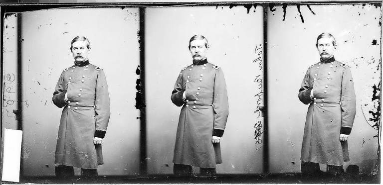 General John Buford by photographer Mathew Brady (U.S. National Archives and Records Administration, Public Domain)