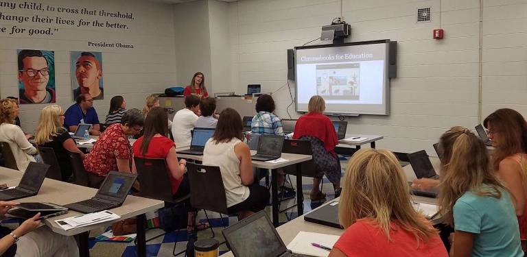 Tech camp energizes Vernon teachers