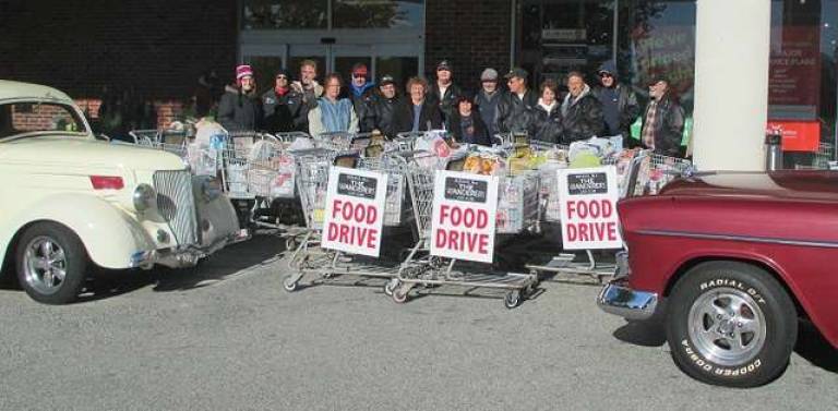 Wanderers Car Club food drive a success