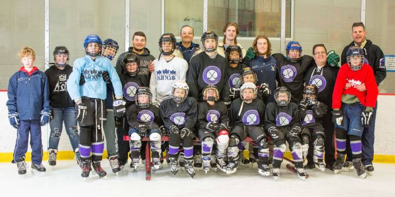 A passion to give back Photos provided The Monarchs ice hockey team is about more than hockey. Kids with special needs learn the value of comraderie, teamwork and they have lots of fun.