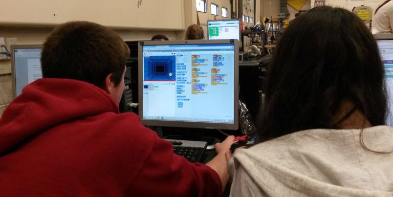 High Point students take part in Hour of Code High Point students take part in Hour of Code