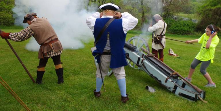 Colonial Day brings lessons and fun KaboomþĶ off goes the cannon.