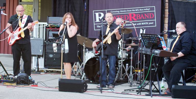 Miners drop season opening games to Rockland The Rated R Band based in North Jersey rock the stadium entrance.