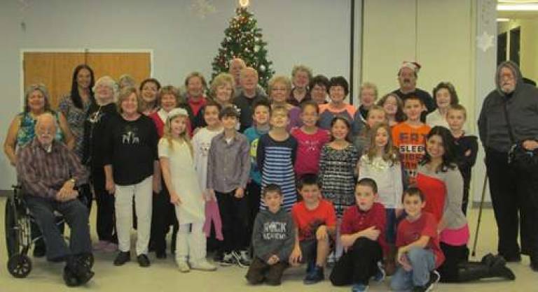 Juniors, seniors celebrate holidays Cedar Mountain third-graders are shown at the Vernon Senior Center on Monday, Dec. 22.